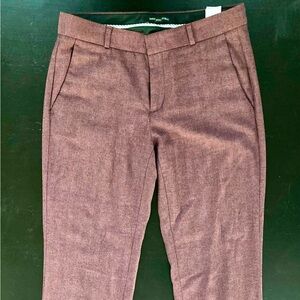 Banana Republic Red herringbone Trousers - Size 4